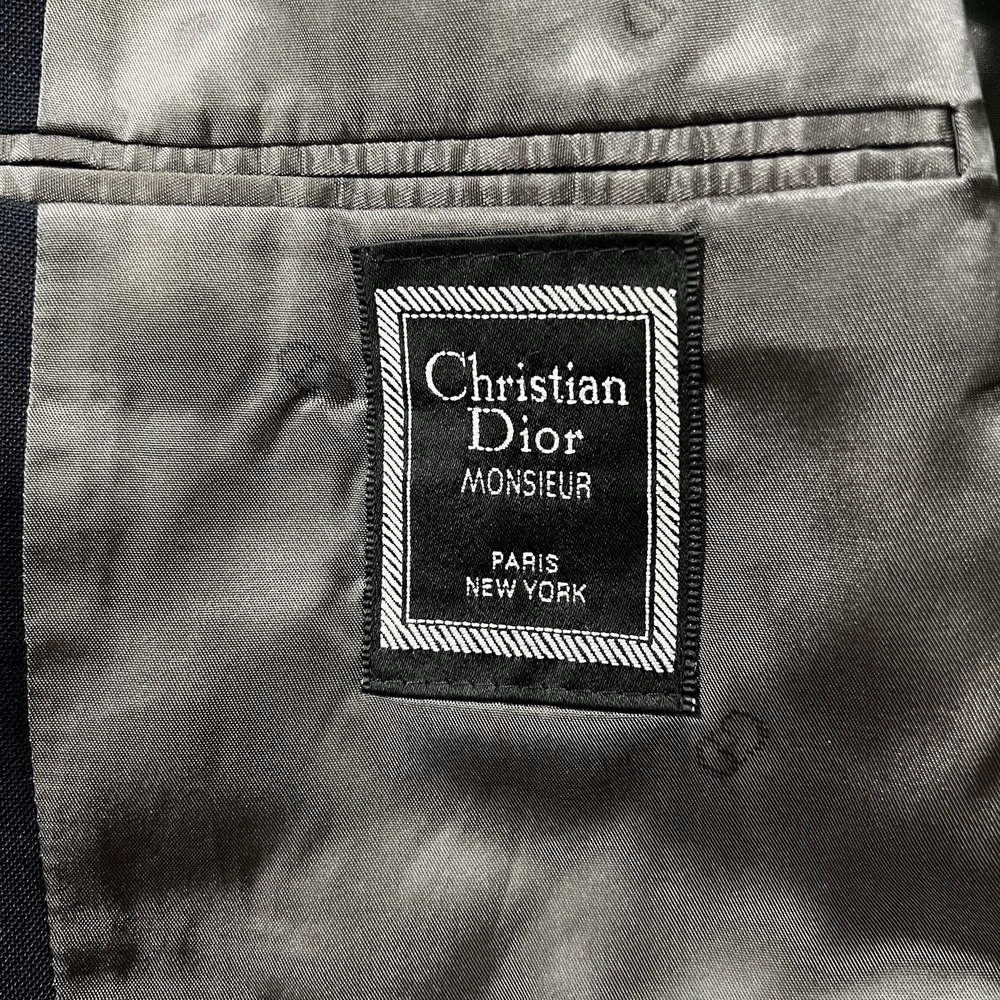 Christian Dior Monsieur Men's Blazer Navy Size L/XL 46R/48R READ DESCRIPTION - Picture 11 of 12